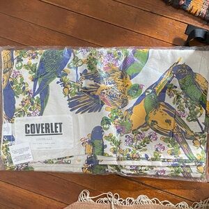 Urban Outfitters Multicolor Bird and Floral Quilt